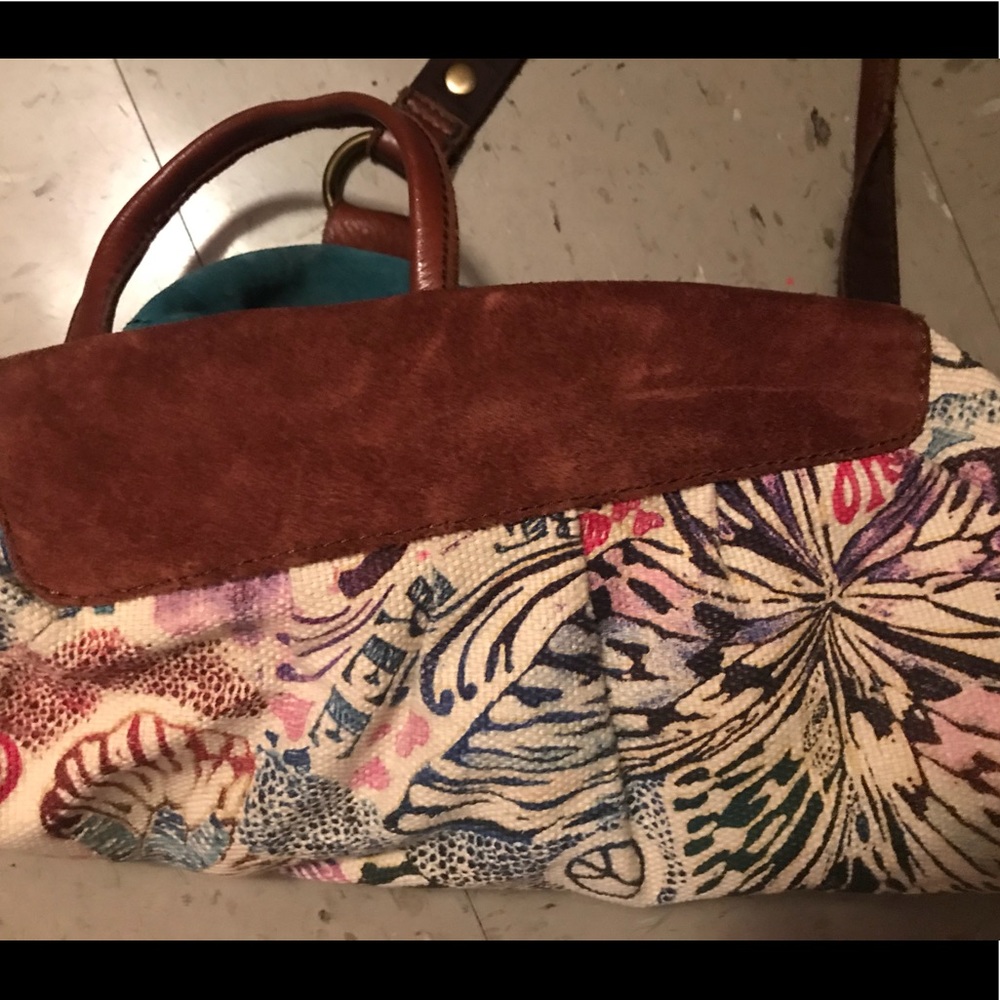 Lucky brand tote bag with leather handles - Picture 2 of 6